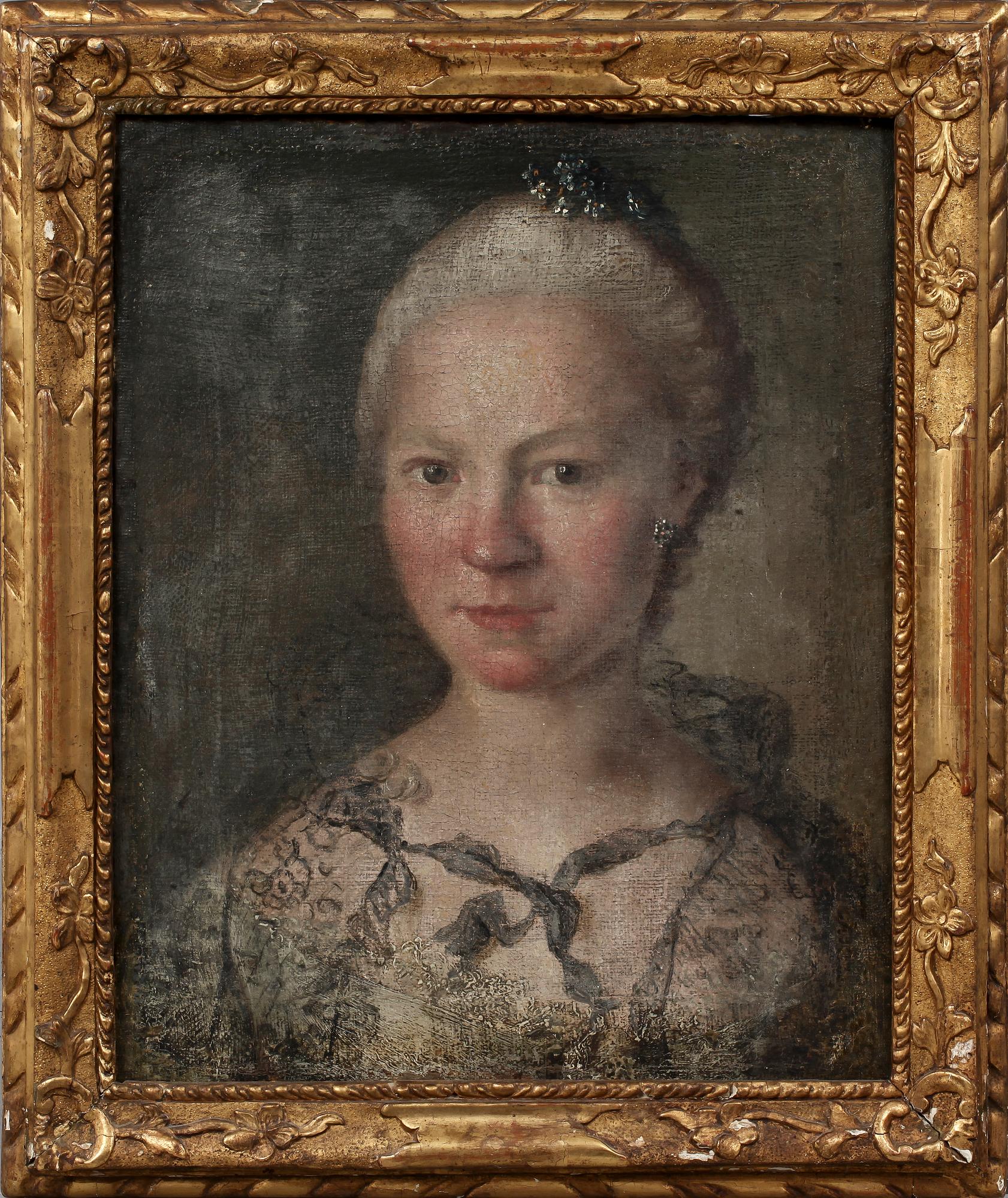 OKÄND KONSTNÄR, olja på duk, 1700-talets andra hälft.