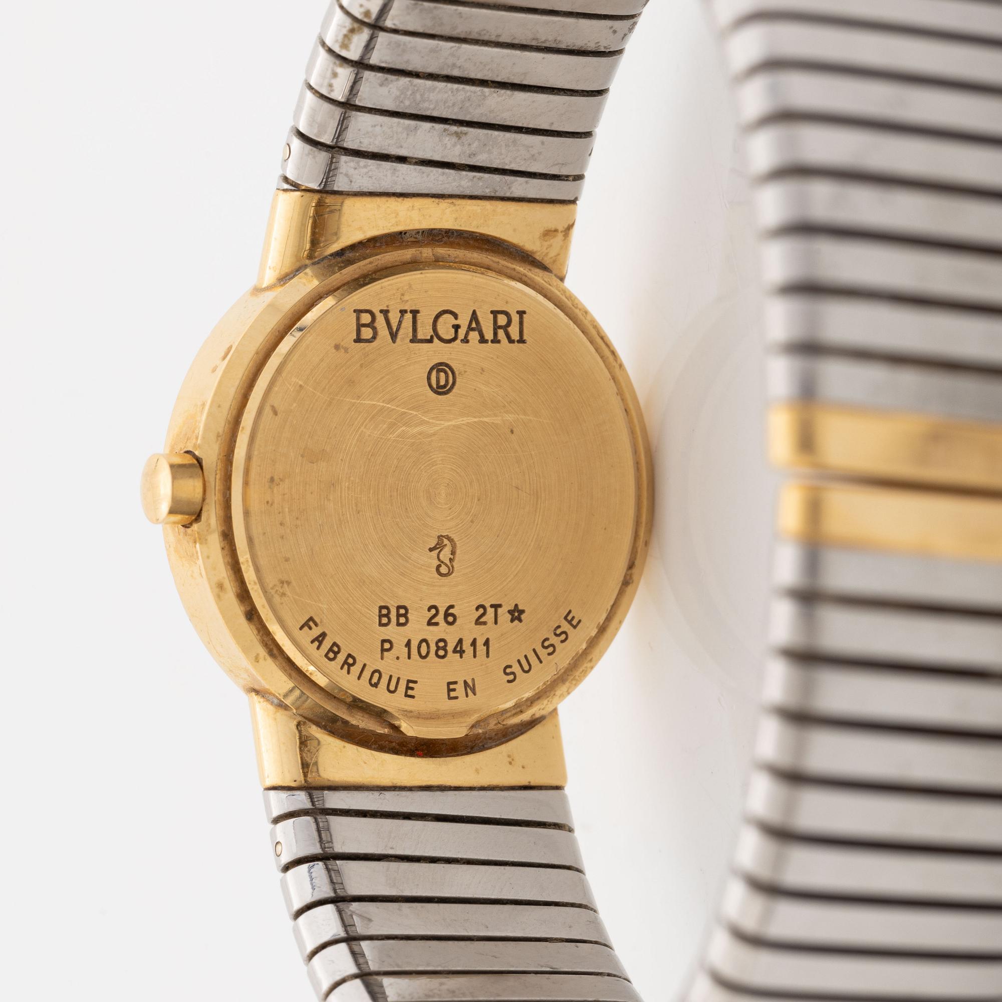 Bulgari, Tubogas, wristwatch, 26 mm.
