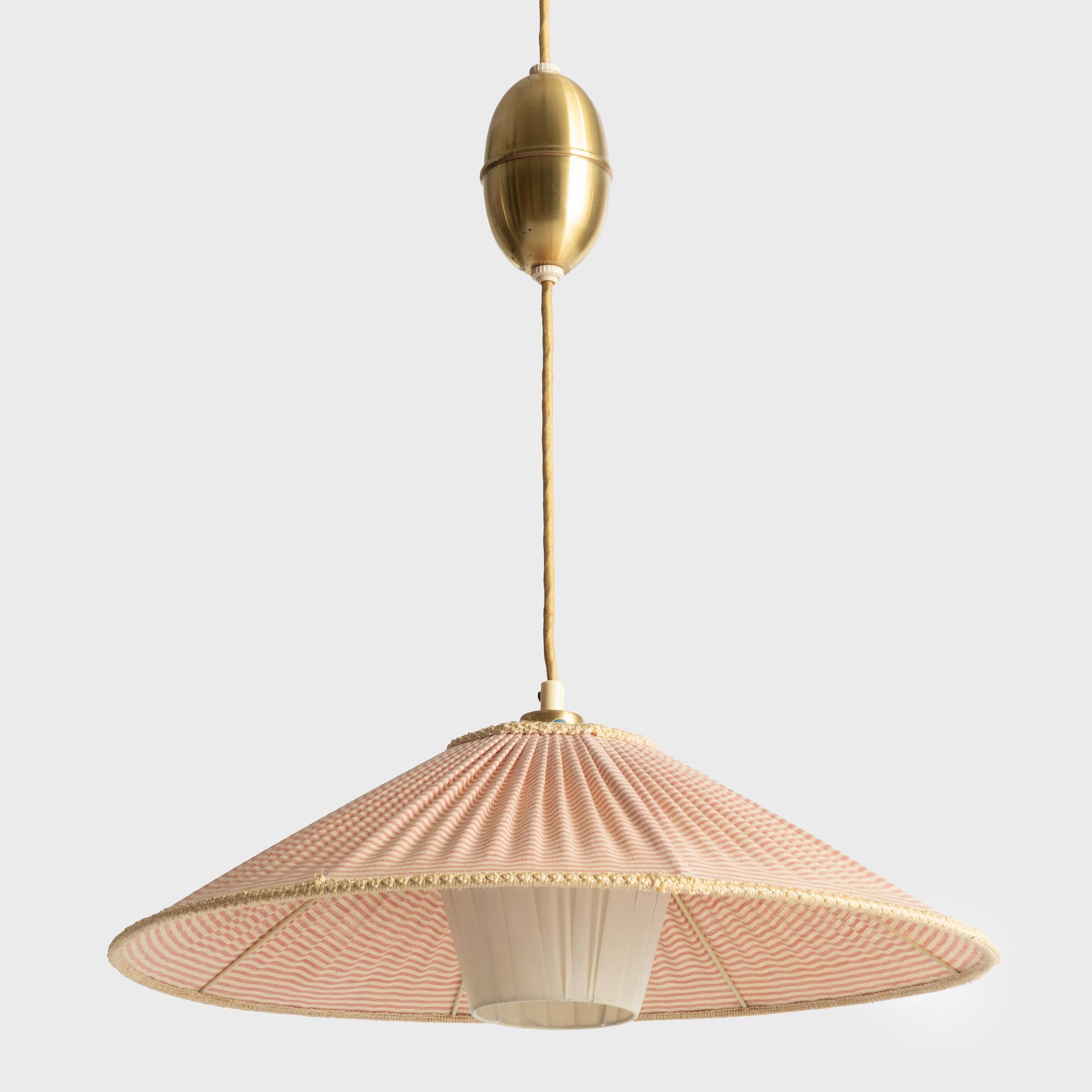Svenska Armatur Eskilstuna, a Swedish Modern ceiling lamp, 1940s-50s.