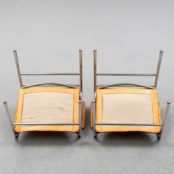 A pair of late 20th century  'Klinte' easy chairs by Tord Björklund, for IKEA.