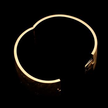 ARMBAND, 18K guld, 1900-talets mitt. Vikt ca 75 g.