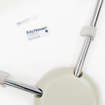 Arne Jacobsen, karmstolar, 4 st, "Sjuan", Fritz Hansen, Danmark, daterade 2001.