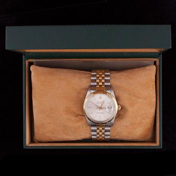 ARMBANDSUR, herr, Rolex Oyster Perpetual Datejust. Guld/stål. 1900-talets.