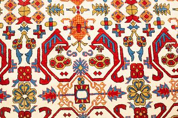 Matto, semi-antique Qum, ca 342,5 x 222 cm.