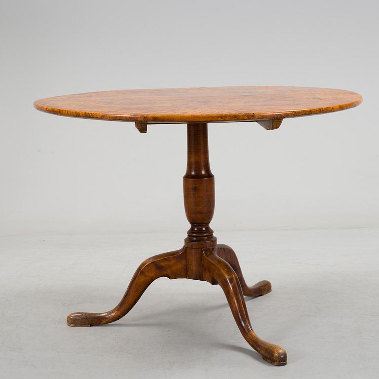 A Swedish 18th century tilt-top table by J Sjölin, master 1767-1785.