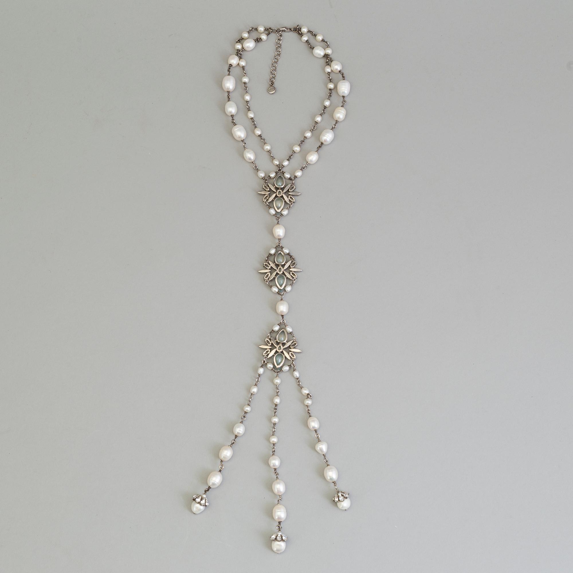 A necklace by Chanel from The Marie Antoinette Coollection 2013, runway piece.