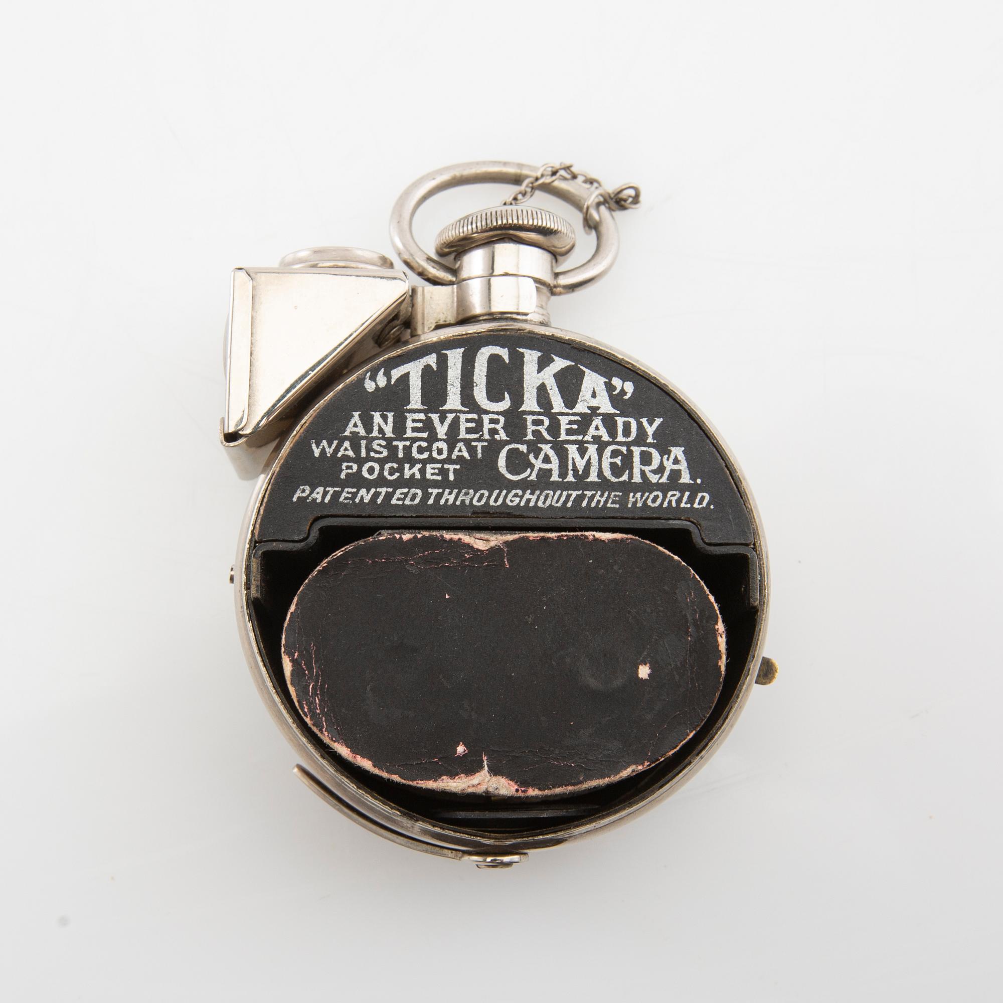Camera, "Ticka", Houghtons Limited London, early 20th century.