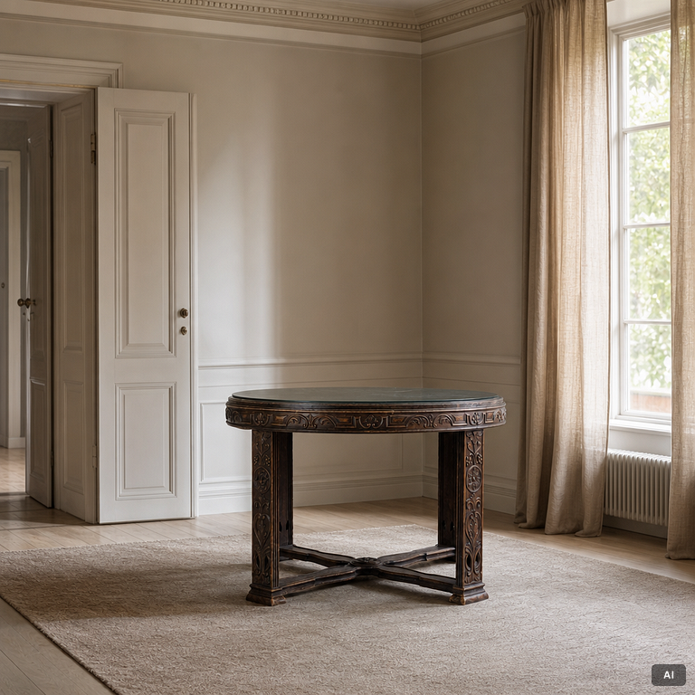 A coffee table, 1920's/30's.
