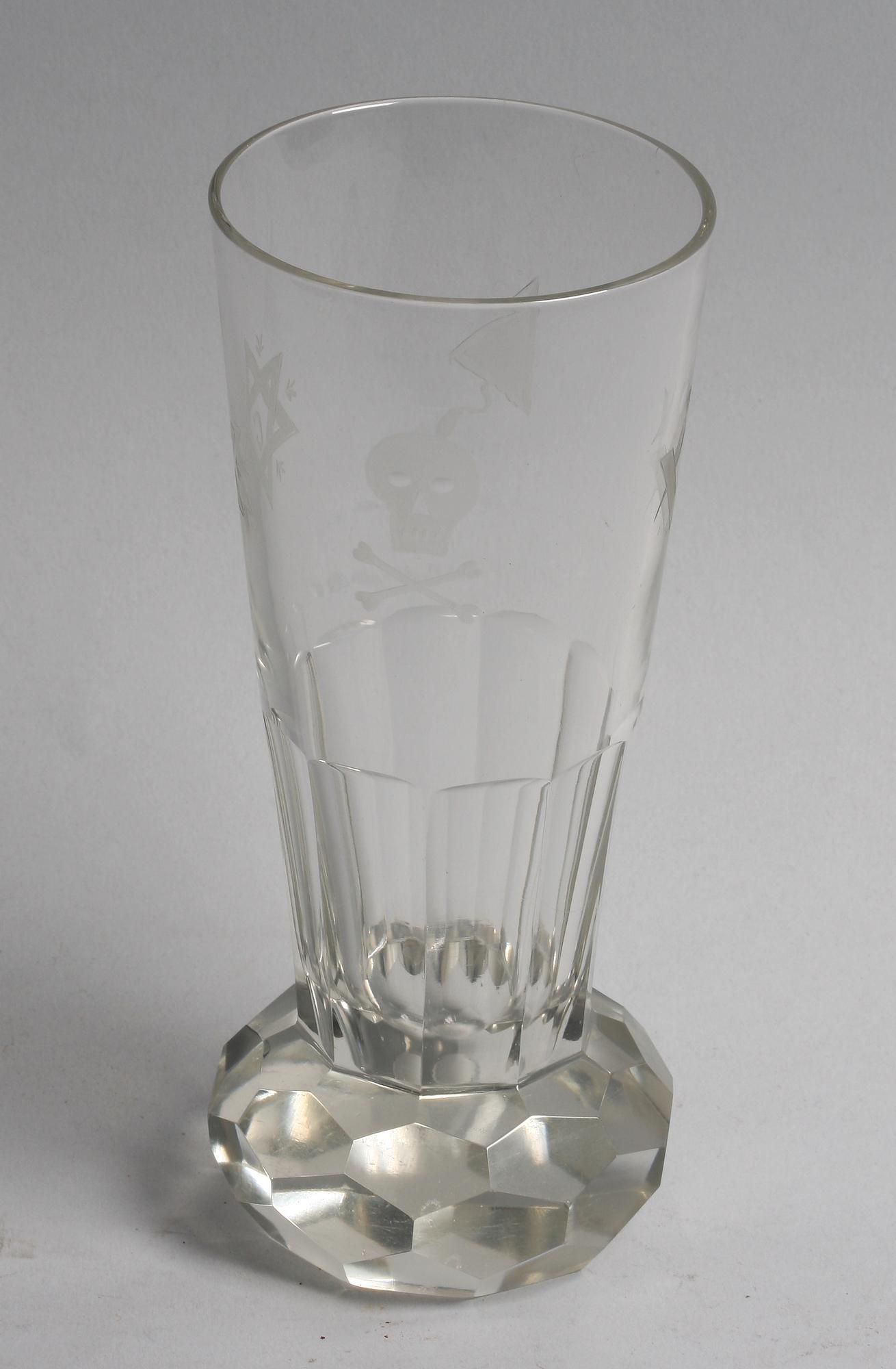GLAS, sk frimurarglas. 1900-talets första hälft.