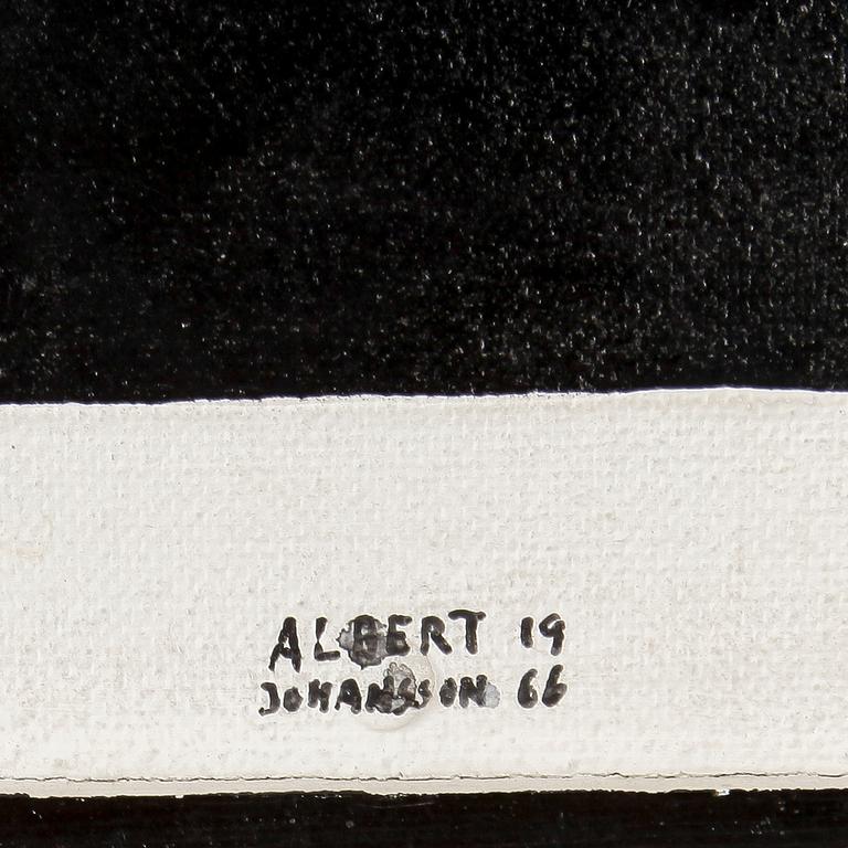 ALBERT JOHANSSON, blandteknik/collage, "Substitution V", 1966.