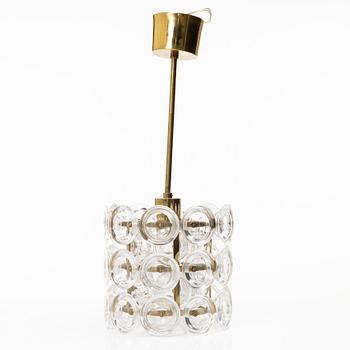 Carl Fagerlund, a ceiling lamp, model RD1846, Orrefors, second half of the 20th century.