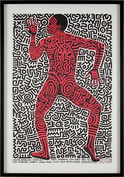 Keith Haring · KEITH HARING, serigrafi. Ej sign.