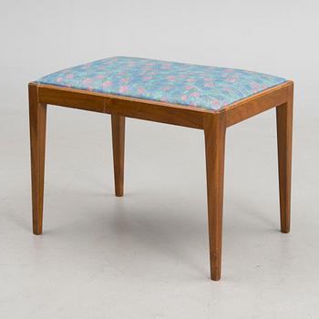 A 1960s sideboard and a stool, for Paul Boman, Finland.