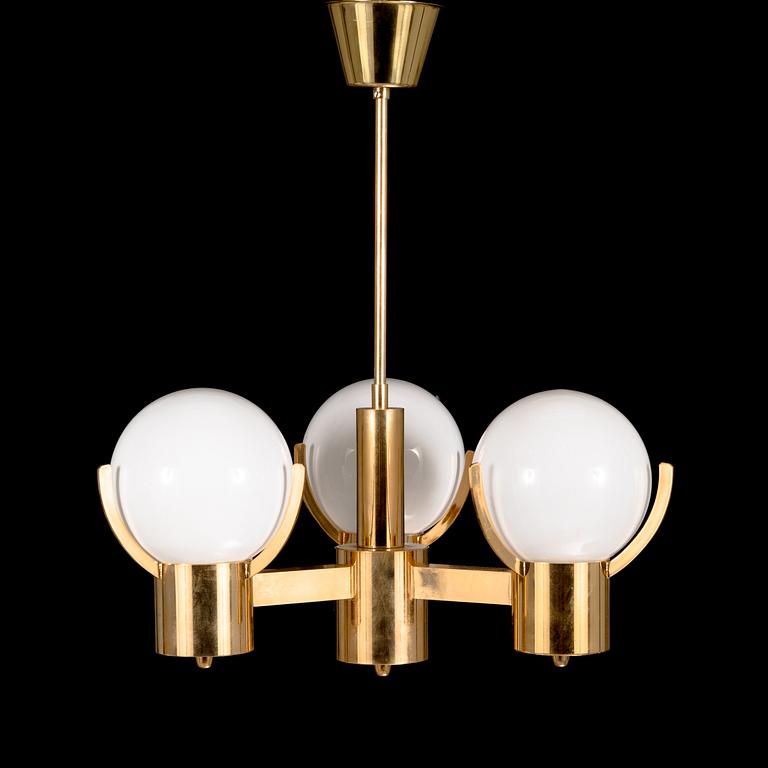 A late 20th century pendalt light.