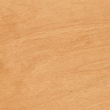 Alvar Aalto, a pair of model nr 48 laminated birch and leather easy chairs, Oy Huonekalu- ja Rakennustyötehdas for Artek, Finland.