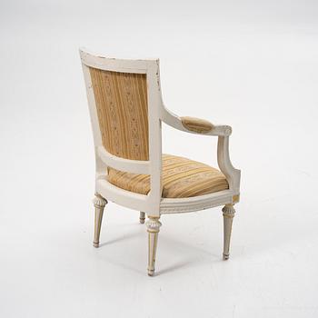 Gustavian armchair, circa 1800.