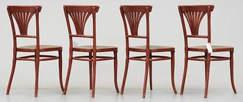 STOLAR, 4 st, Thonet, 1900-talets början.
