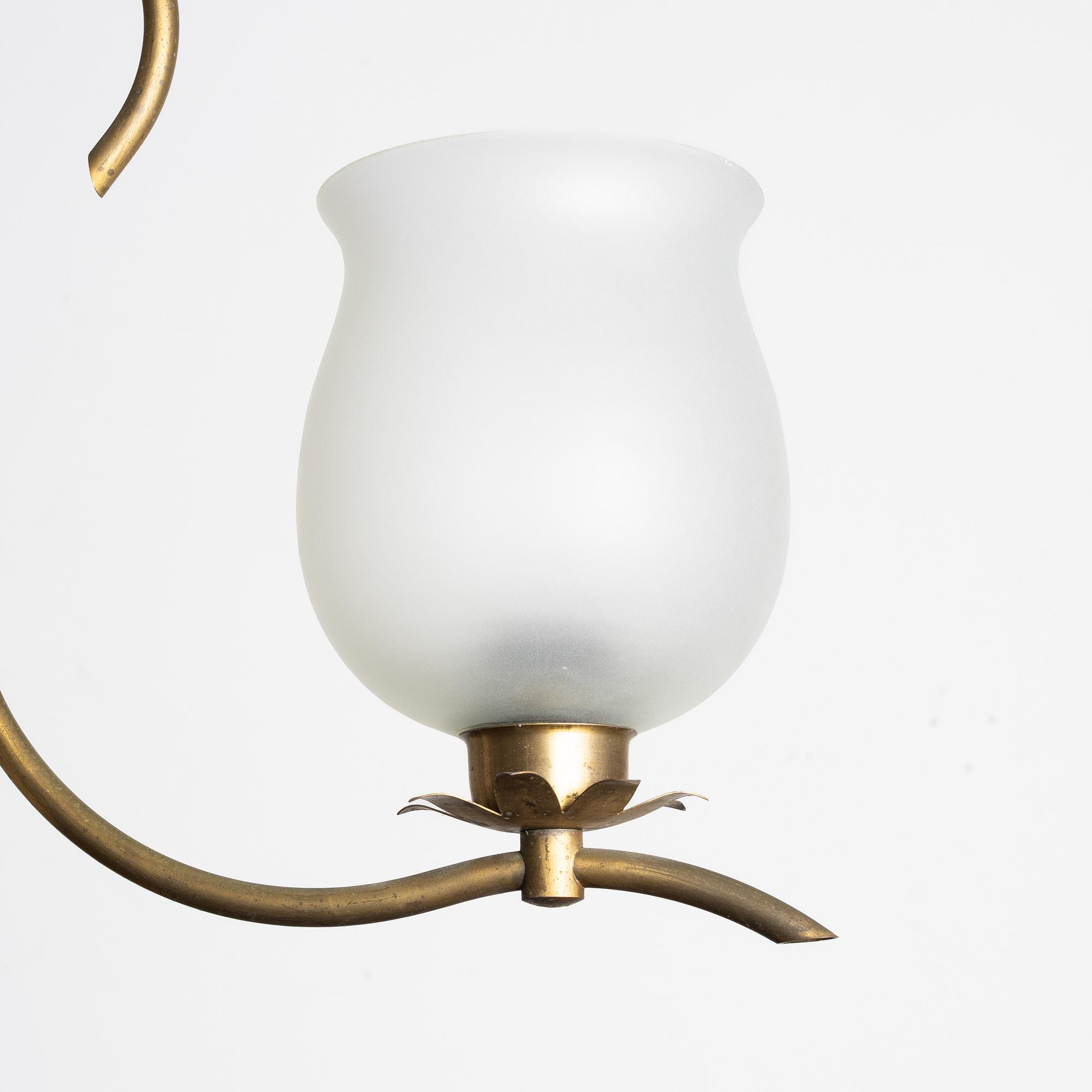 Taklampa, Scandinavian Modern, 1940-tal.