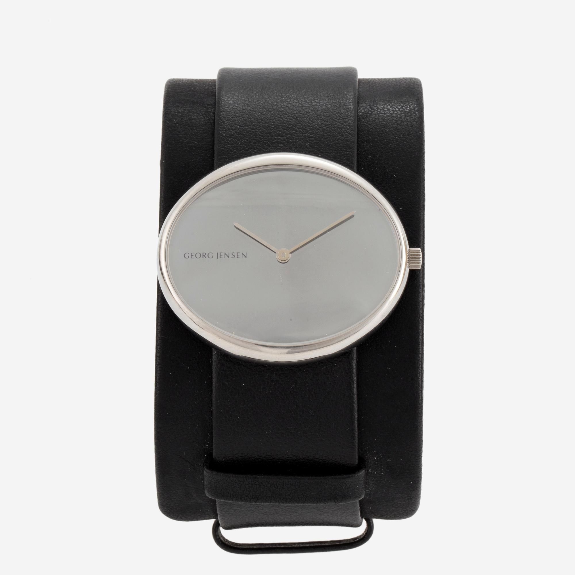 GEORG JENSEN, Vivianna Oval Large, wristwatch, 40,9 x 35 mm.