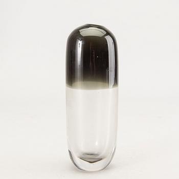 Timo Sarpaneva, a signed and dated glass vase.