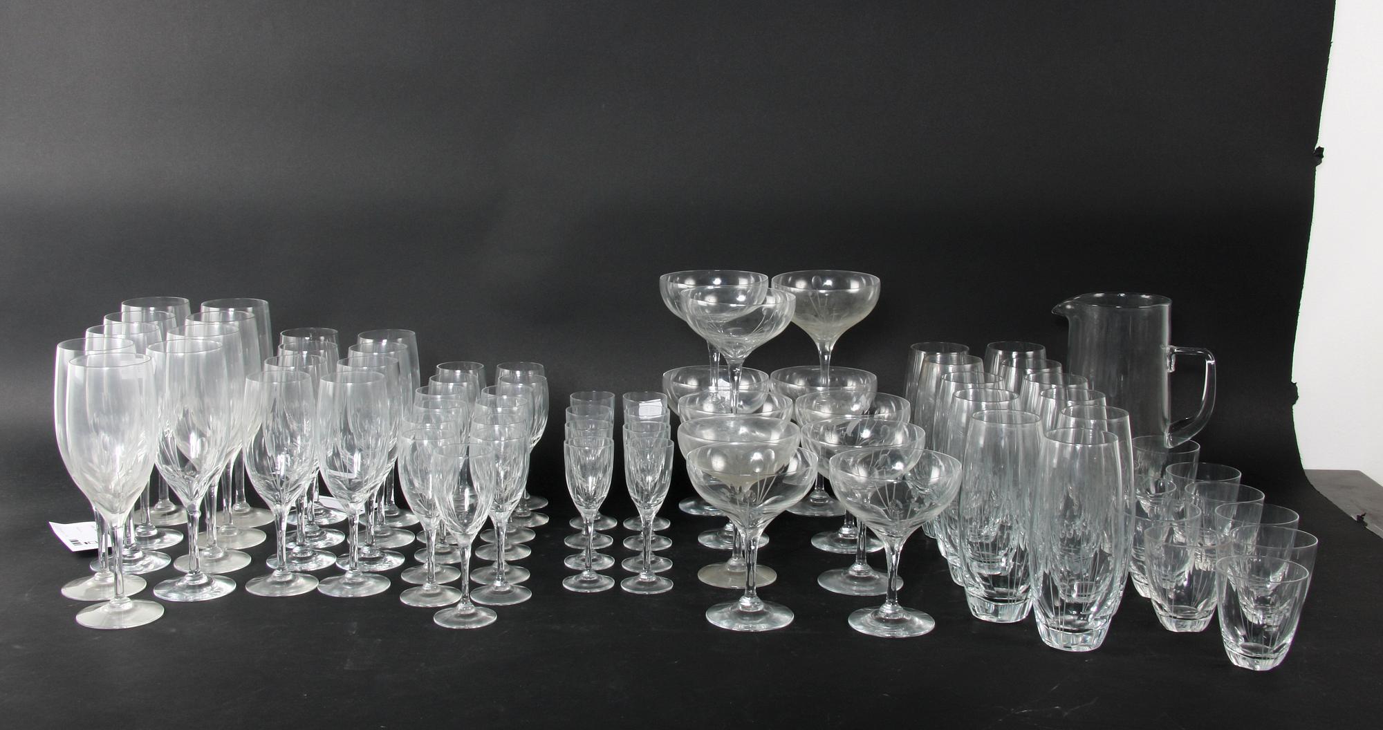 GLASSERVIS, 72 delar.