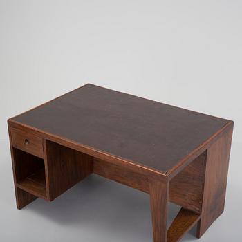 A 1950s 'Pigeonhole' desk designed by Pierre Jeanneret, Chandigarh, India.