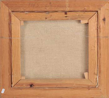 GUSTAV SJÖÖ, olja på duk, signerad.