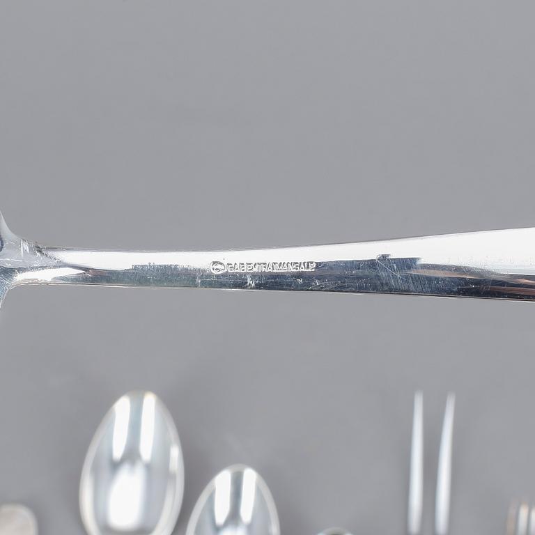 BESTICKSERVIS, 79 delar, nysilver, "Chippendale", GAB 1900-tal.