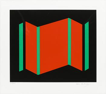 Eric H Olson · ERIC H OLSON, färglitografi, signerad samt numrerad 46/100.