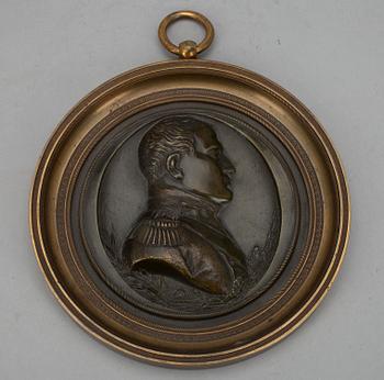 RELIEF, brons, Napoleon, 1800-tal.