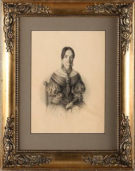 JOHAN CHRISTOFFER BOKLUND, 2 st, blyertsteckningar, signerade och daterade 1838.