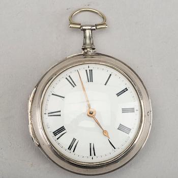 BENJAMIN ASH CHATHAM, pocket watch, turn of the century 1800, ca 49 mm.