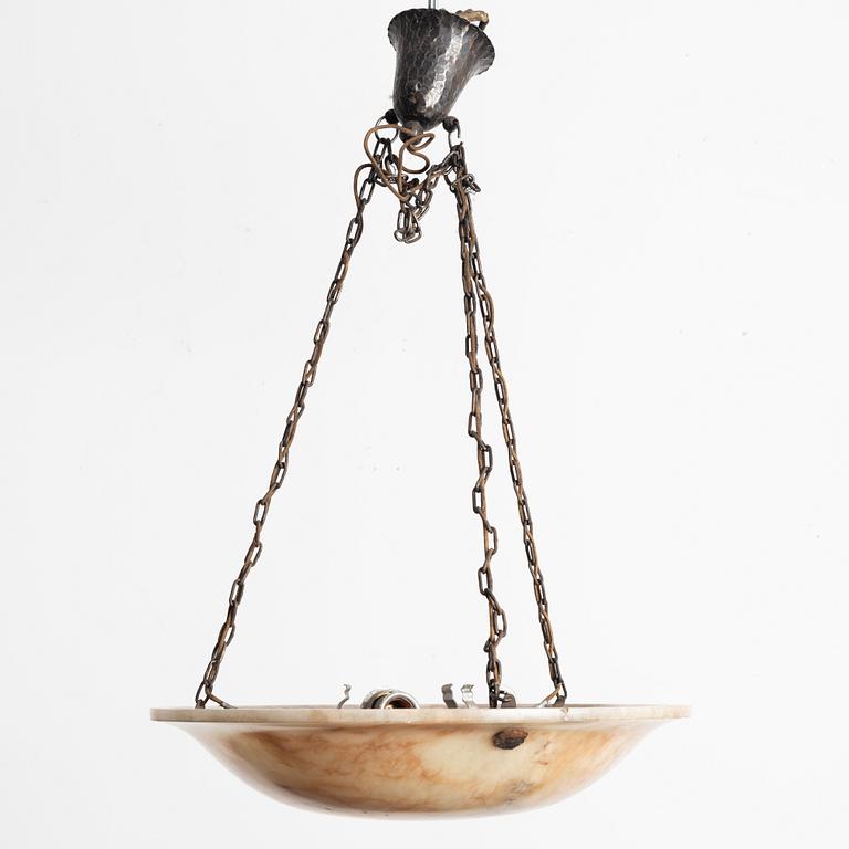 Takampel, alabaster, 1920-tal.