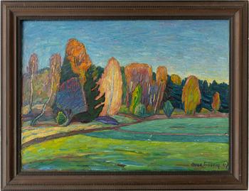 Axel Sjöberg,  "Roslagslandskap".