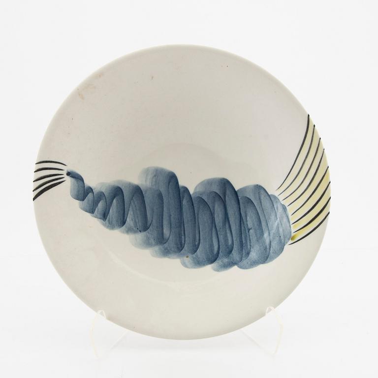 Eva Bengtsson, a stoneware bowl signd dated and numbered Rörstrand 37-87.