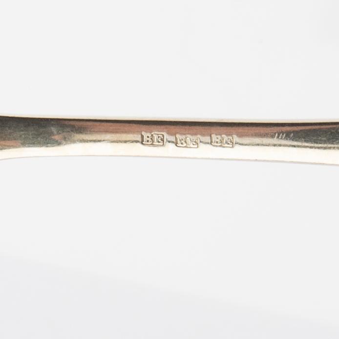 Cutlery service 72 pcs "Rosette" silver, B Erlandsson Kristianstad 1909.