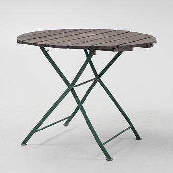 A seven-piece garden furniture suite, Tuve Osby Sweden, second half of the 20th Century.