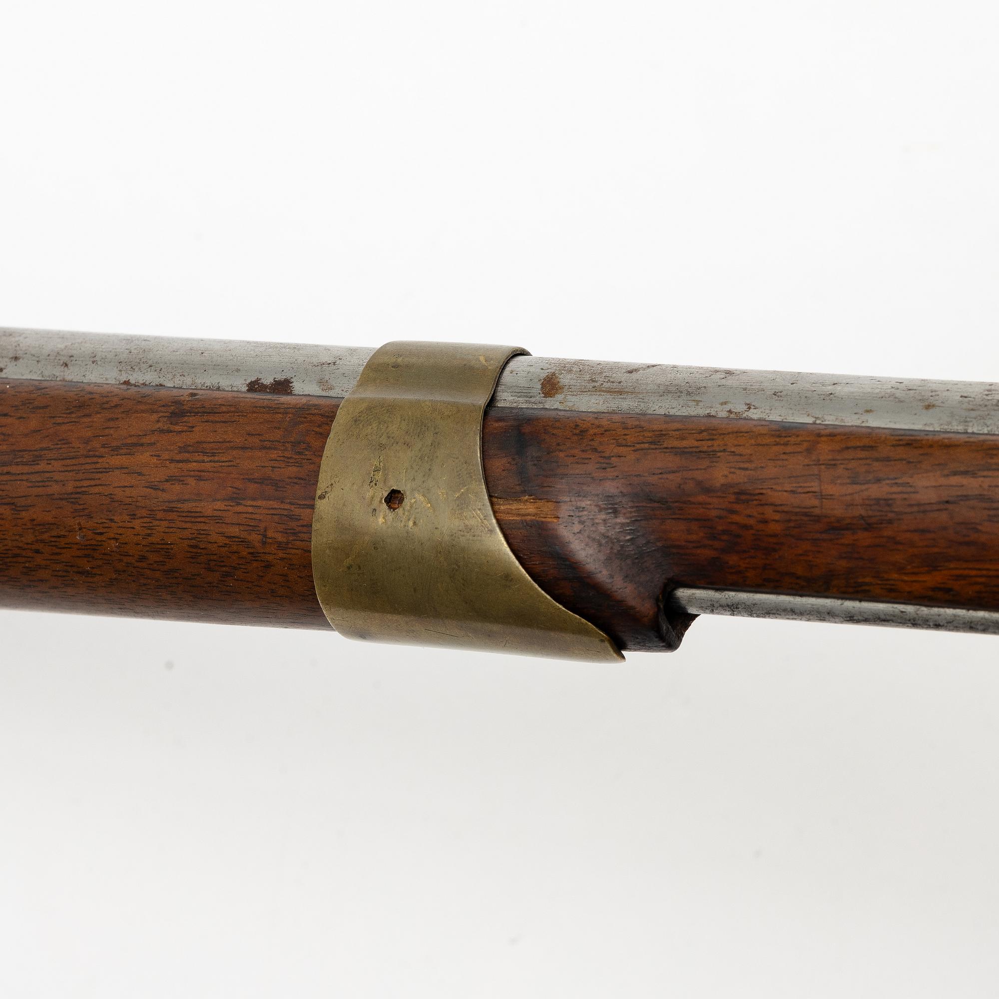 Flintlock rifle, signed Wålberg, Stockholm, (Anders W, 1720-93).