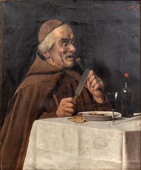 Arnoldo Tamburini, oil on canvas signed and dated 1882.