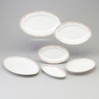 A 62 piece creamware dinner sercice from Rörstrand, 1920's.