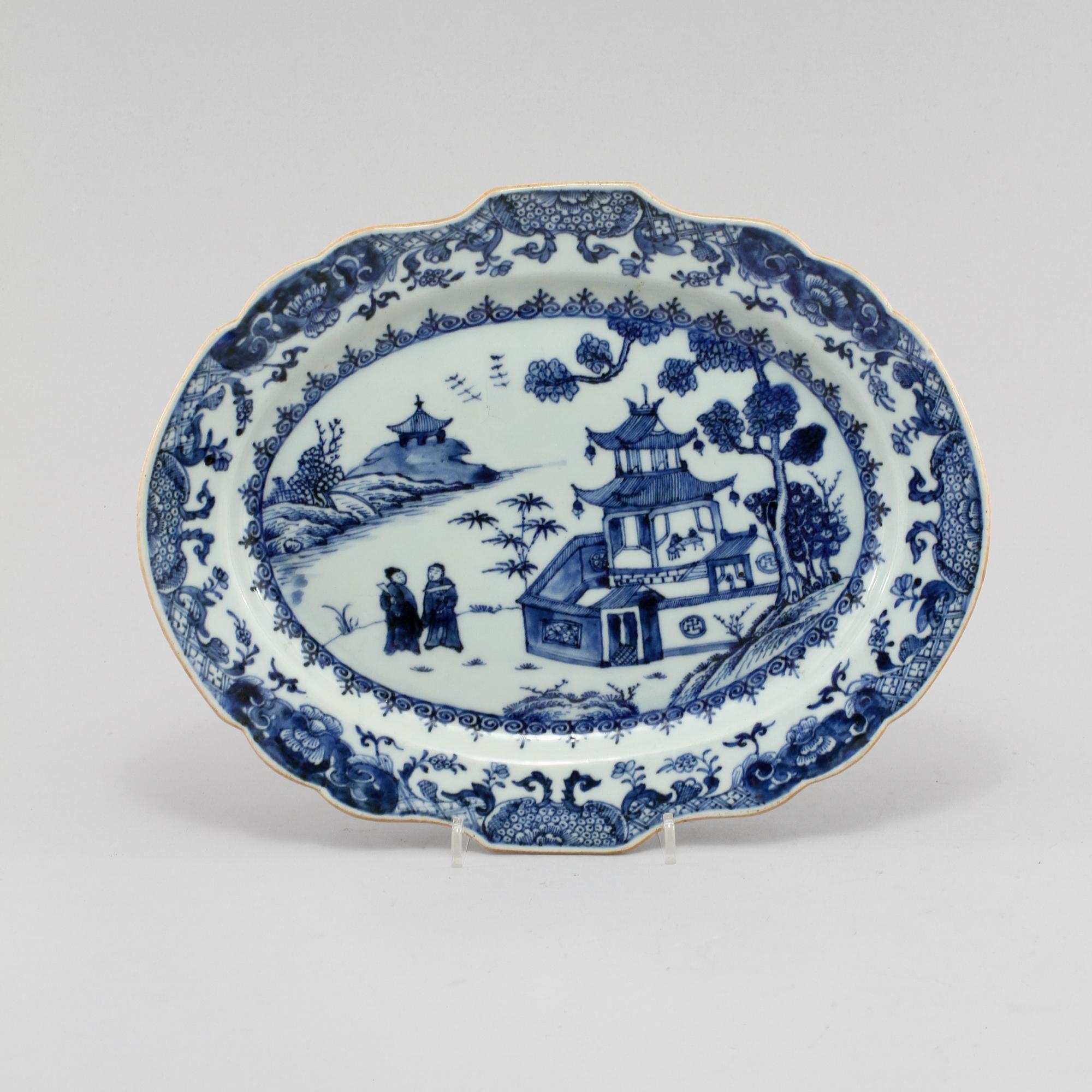 STEKFAT, porslin, Kina, 1700-tal.