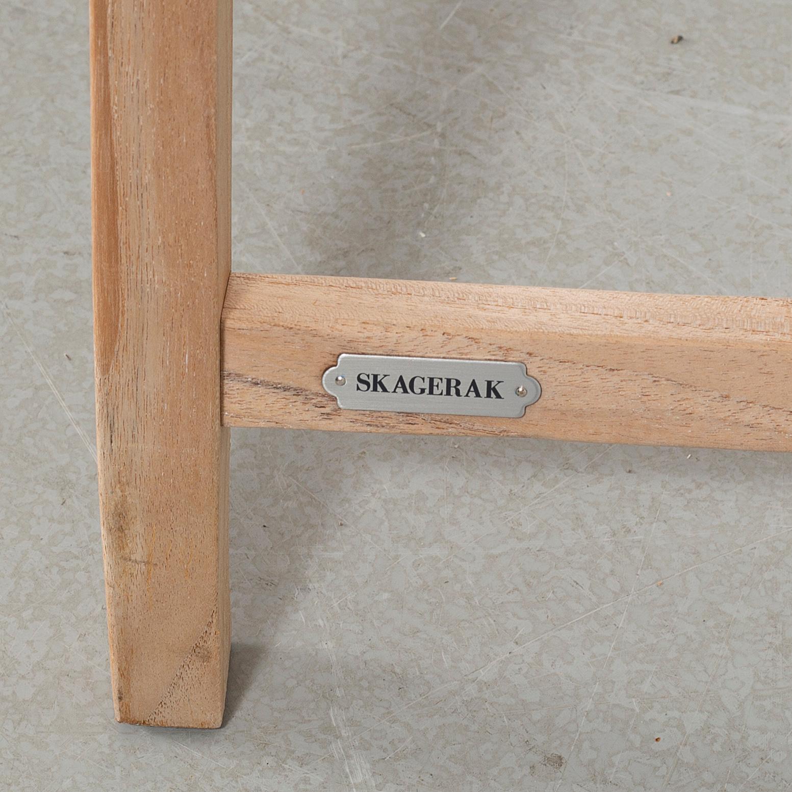 A 21st century deckchair, "Steamer", by Skagerak, Denmark.
