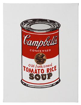 Richard H. Pettibone, "Andy Warhol, '32 Cans of Campbell's Soup', 1962".