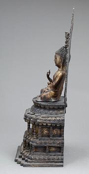 FIGUR, brons, sydostasien, 1800/1900-tal.