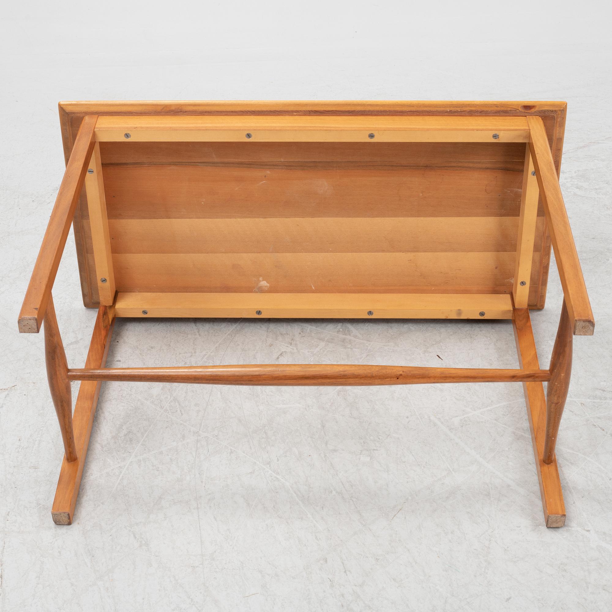 Josef Frank, a pair of tables, model 1106, Svenskt Tenn, before 1985.