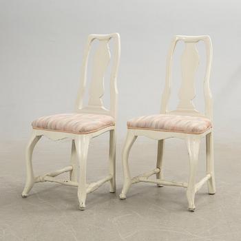 Chairs, a pair, late Baroque.