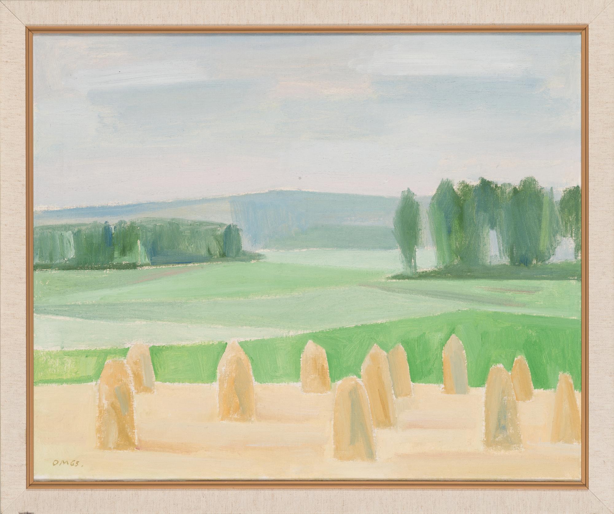 Olli Miettinen, oil on canvas, signed and dated-65.