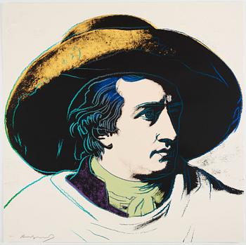 1000A. Andy Warhol, "Goethe".