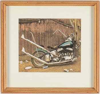 JOHN-E FRANZÉN, lithograph in colours, 2, signed 1998, signed 6/320, HC IX/XXXII.