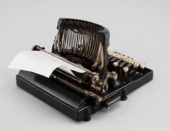 A Columbia Bar-Lock typewriter, early 20th century.